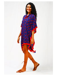 IRA Short Kaftan - Blue