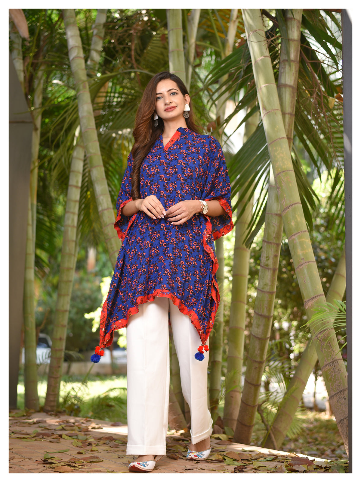 IRA Short Kaftan - Blue