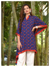 IRA Short Kaftan - Blue