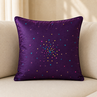Sitaara Cushion Cover – Amethyst Purple