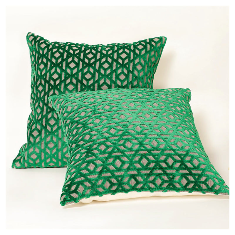 Emerald Velvet Cushions - Set of 6