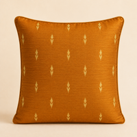 Noor Festive Cushion Cover – Golden Mustard