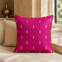 Noor Festive Cushion Cover – Rani Pink