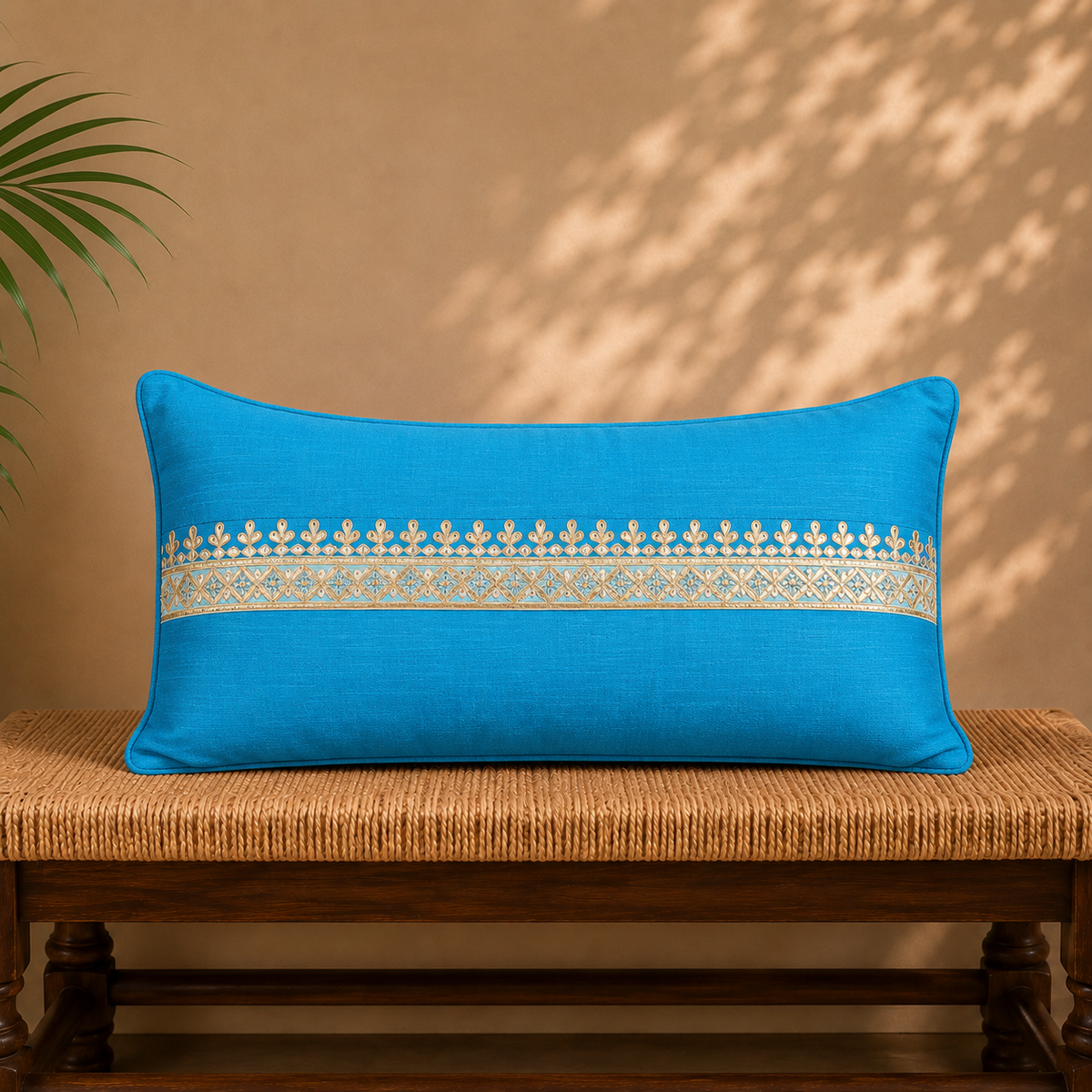Anya Decorative Cushion - Turquoise