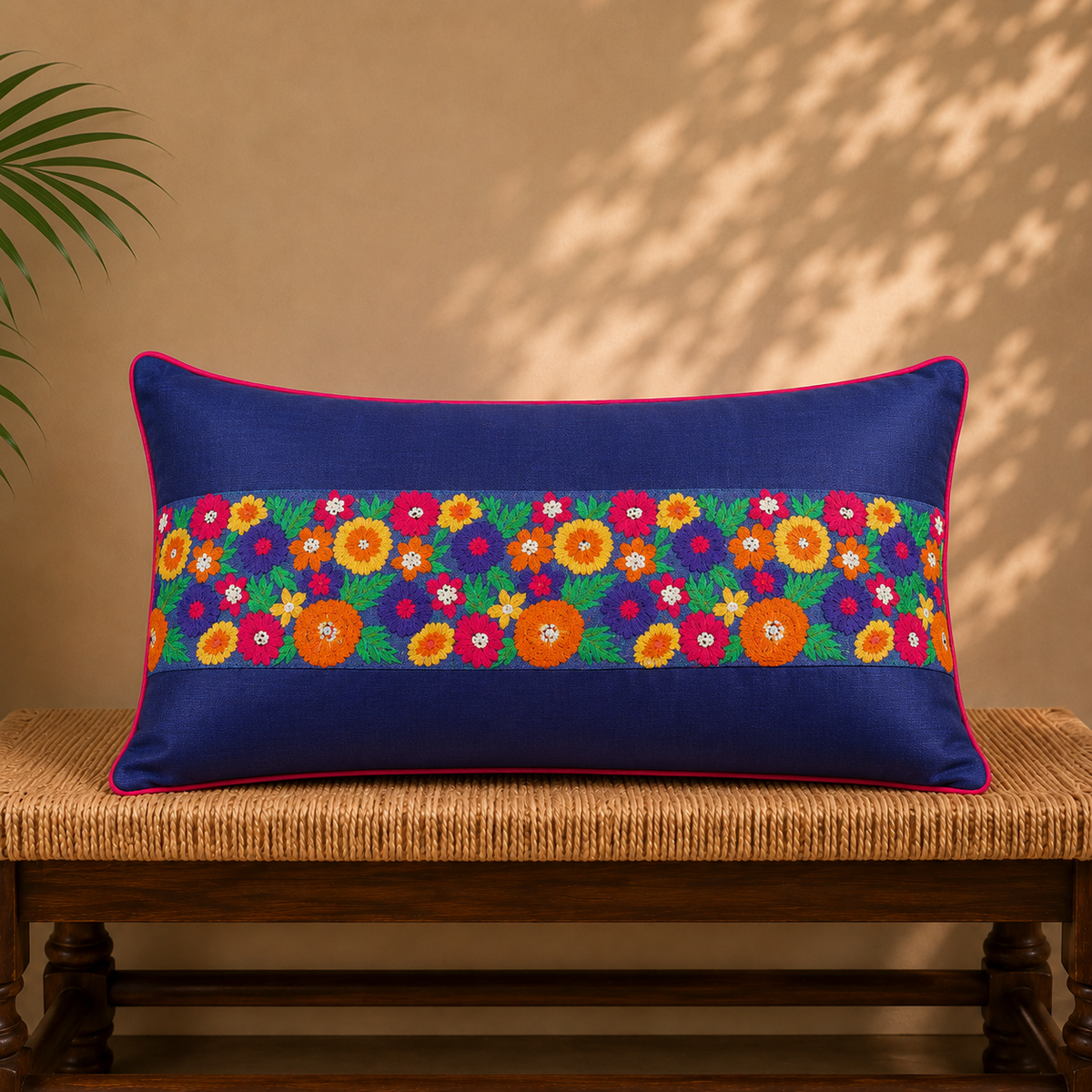 Inaya Decorative Cushion - Blue