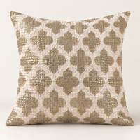 Ivory & Gold Cushion Covers – Set of 2