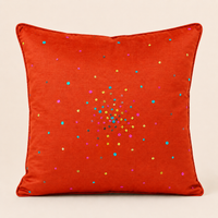 Sitaara Cushion Cover – Deep Orange