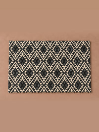 Nomad Placemats – Black & Ivory