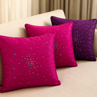 Sitaara Cushion Cover – Rani Pink