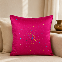 Sitaara Cushion Cover – Rani Pink
