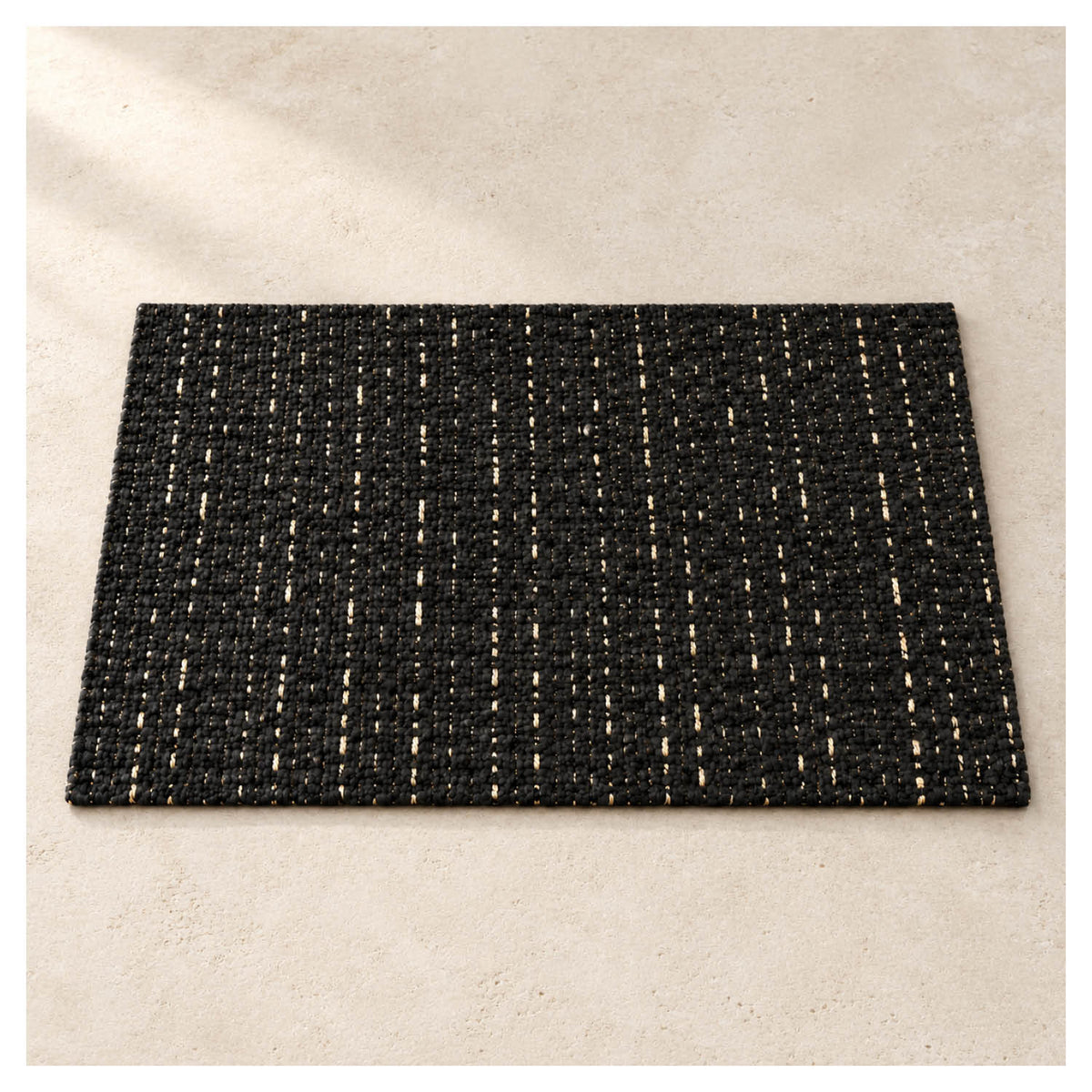 Gold Weave Placemats – Black