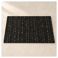 Gold Weave Placemats – Black