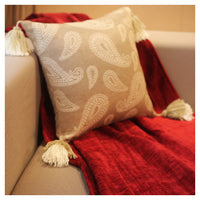 Paisley Jacquard  - Beige - Set of 2