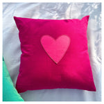 My Whole Heart Cushion - Pink