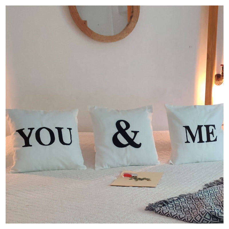 YOU & ME Cushions - Set of 3