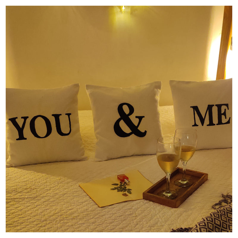 YOU & ME Cushions - Set of 3