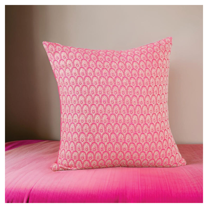 Pink Scallop Cushions - Set of 2