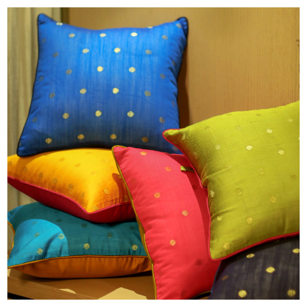 diya decorative cushion covers festive set of 6