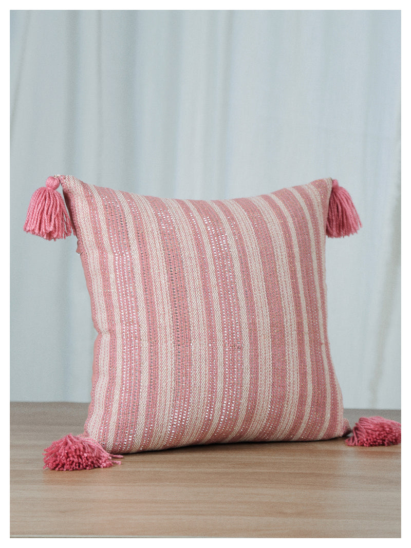 Sunlit Stripes Cushion - Dust Pink- Set of 2