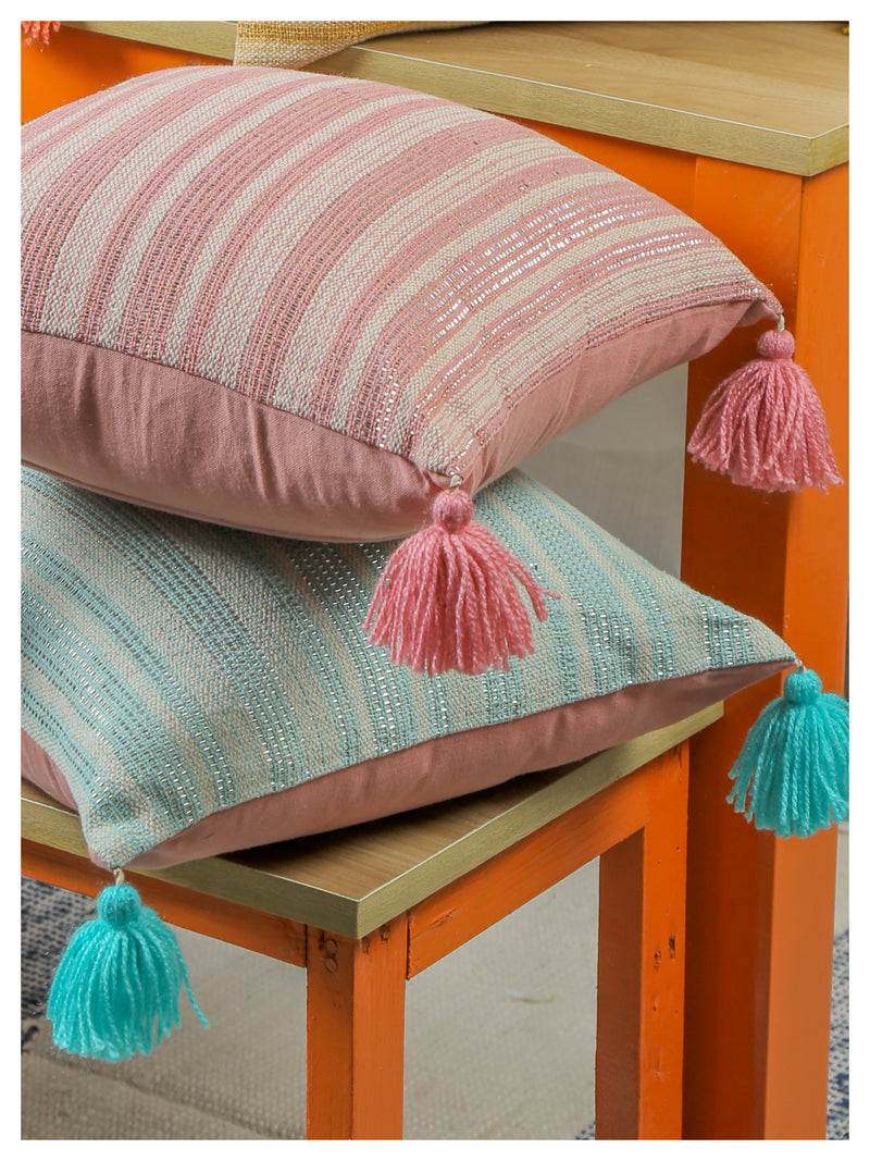 Sunlit Stripes Cushions - Set of 4