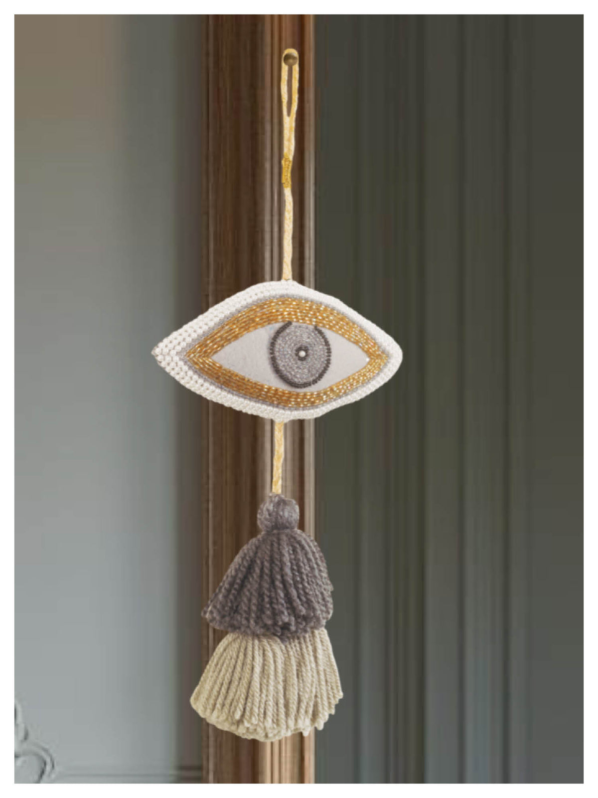 Decorative Eye Hanging - Grey