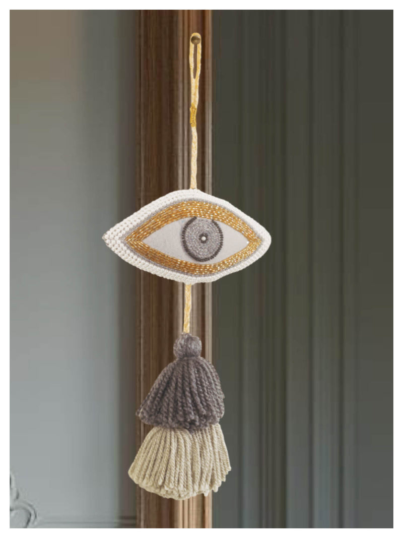 Decorative Eye Hanging - Grey