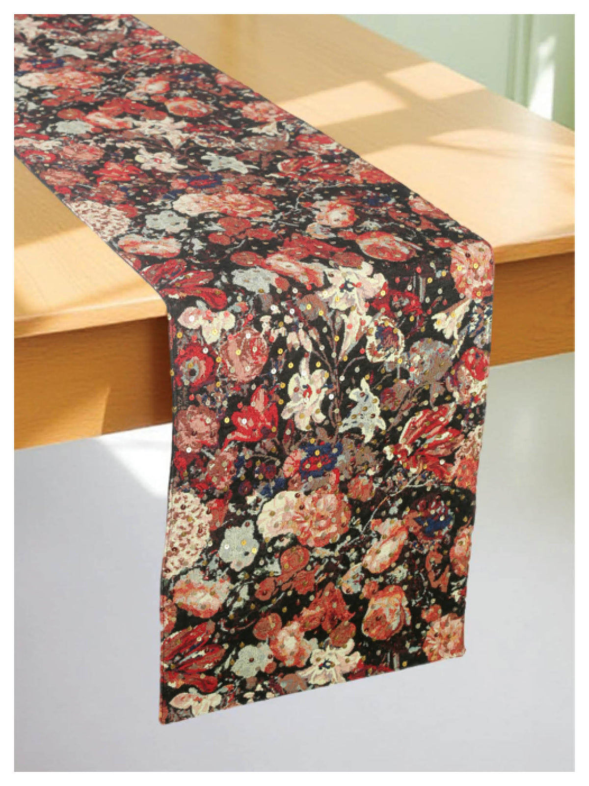 Wildflower Table Runner -Floral Woodland