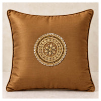 Gota Motif Cushion - Copper