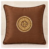 Gota Motif Cushion - Coffee