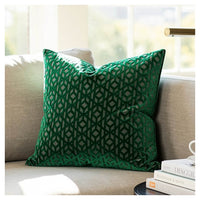 Emerald Velvet Cushions - Set of 6