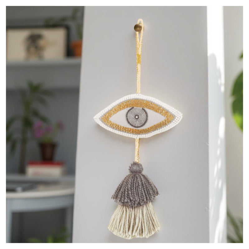 Decorative Eye Hanging - Grey