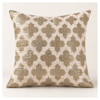Ivory & Gold Cushion Covers – Set of 2