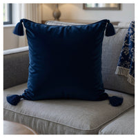 Navy Velvet Cushion- Set of 2