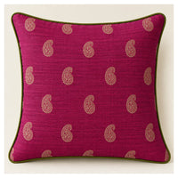 Heritage Paisley Cushion - Vibrant Pink