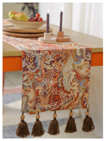 Amber Paisley Table Runner