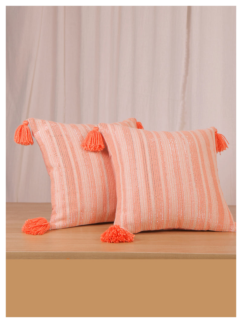 Sunlit Stripes Cushions -  Set of 8