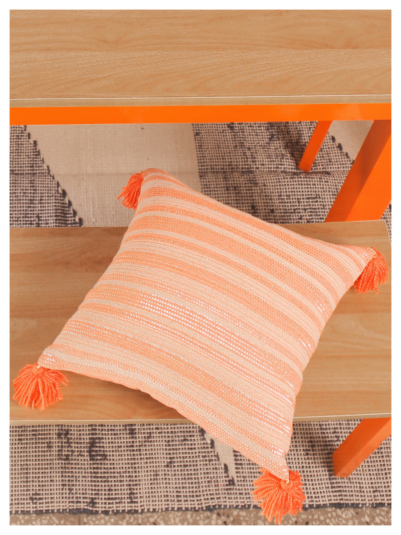 Sunlit Stripes Cushion - Peach - Set of 2