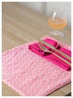 Pink Scallop Table Mats