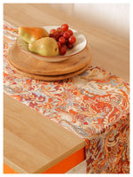 Amber Paisley Table Runner