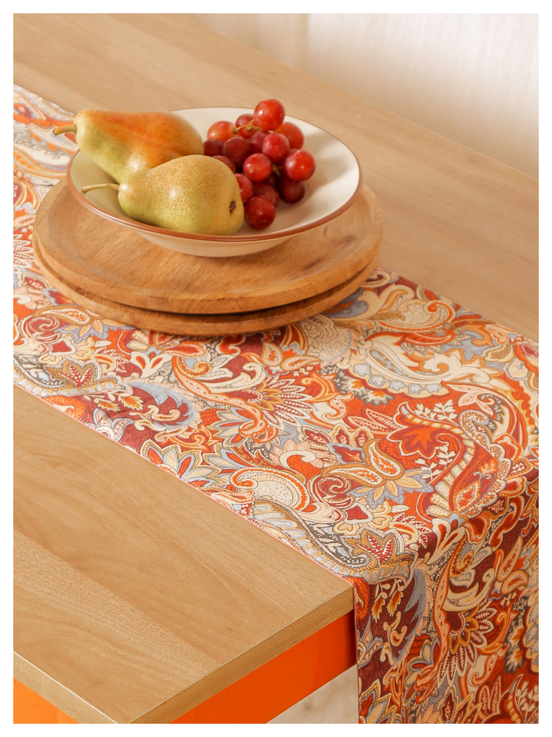Amber Paisley Table Runner
