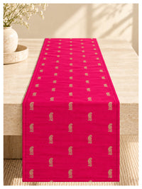 Saz Paisley Table Runner – Rani Pink