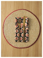 Spelt Shimmer Round Table Mats - Amber