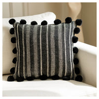 Midnight Pommed Cushion - Set of 6