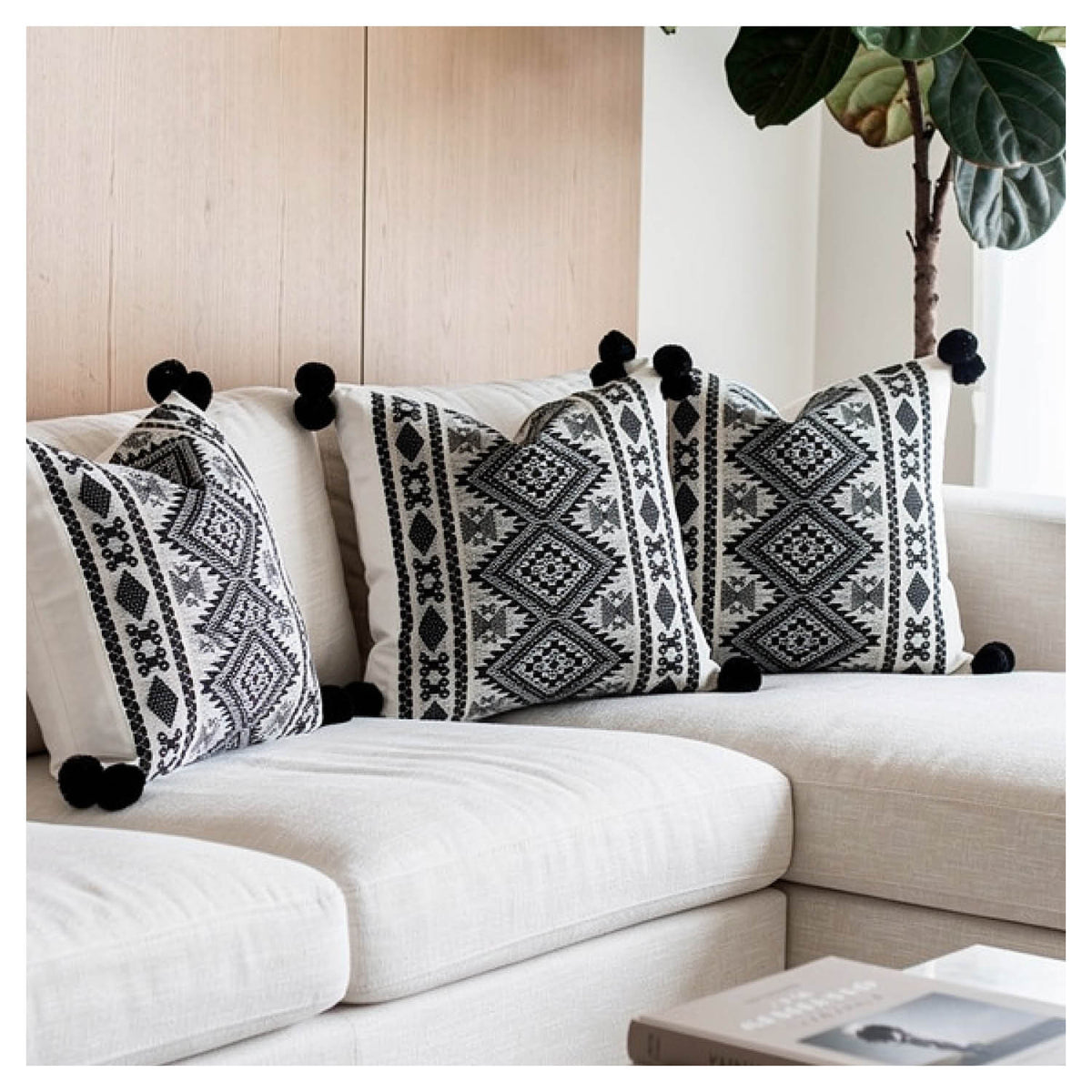 Aztec Border Cushion - Set of 6