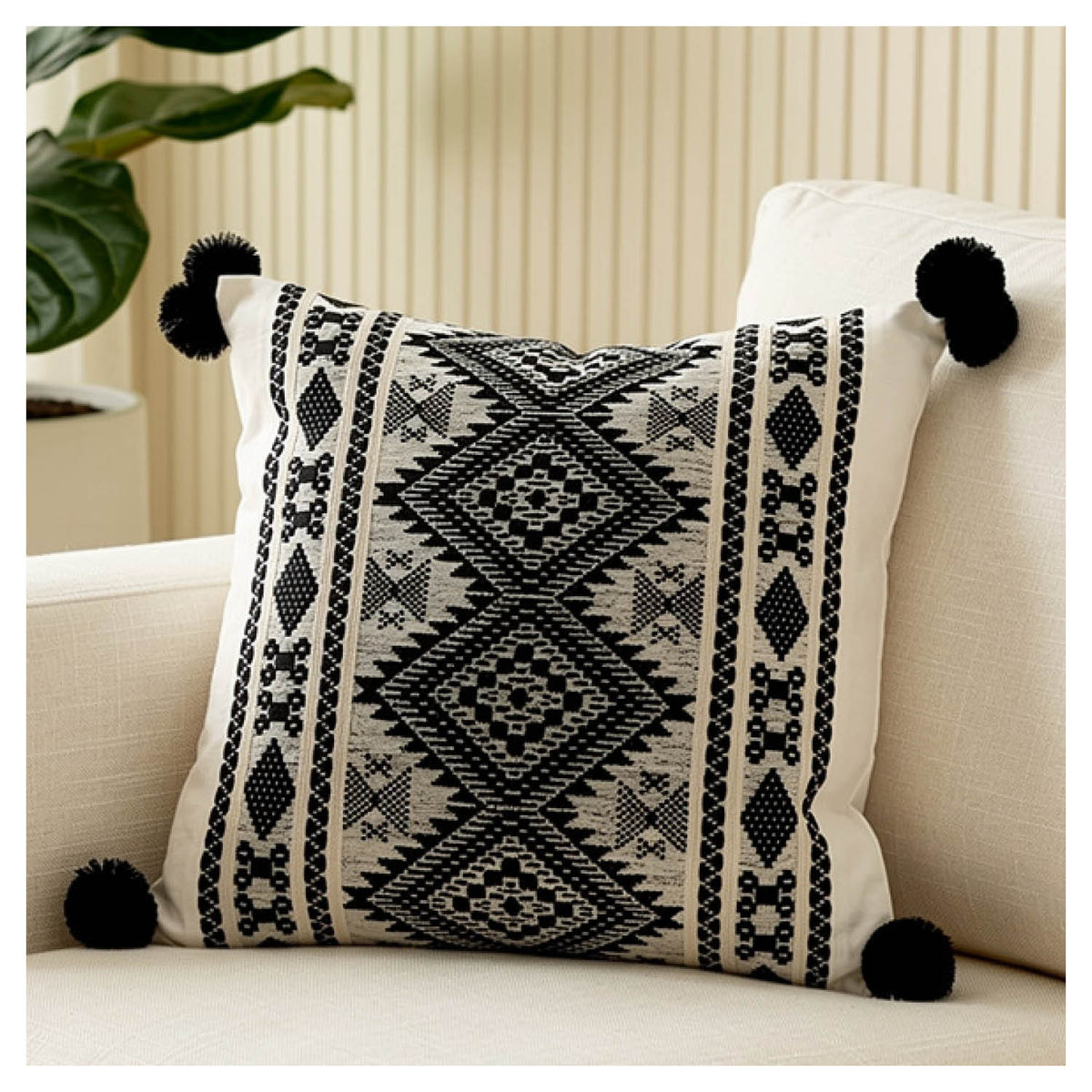 Aztec Border Cushion - Set of 6
