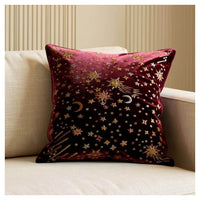 Starburst Cushion - Crimson