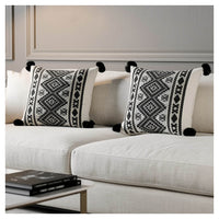Aztec Border Cushion - Set of 2