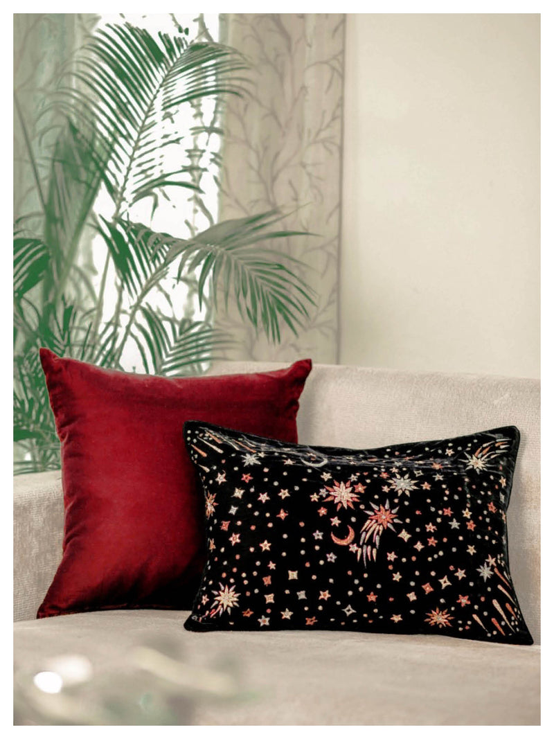 Starburst Pillow - Black