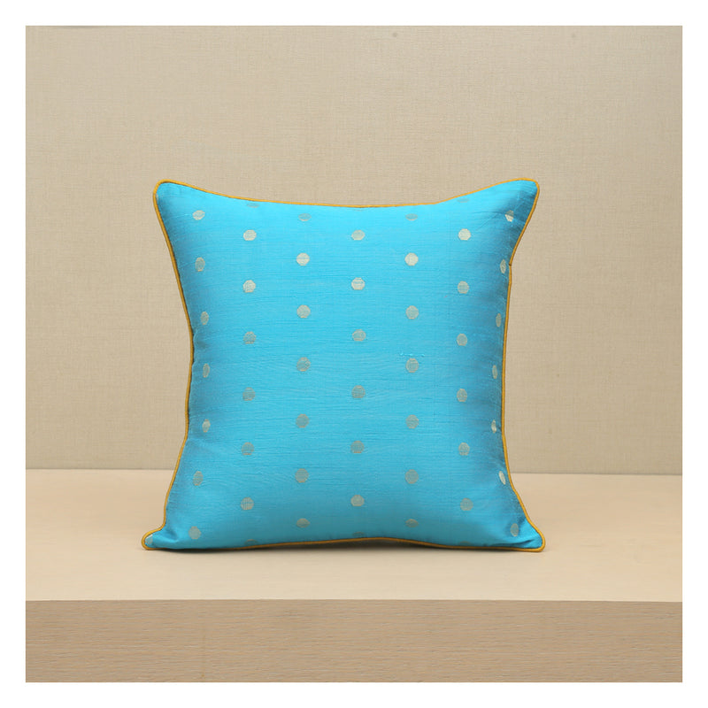 Diya Celebration Cushion - Turquoise