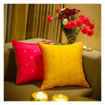 Diya Celebration Cushion - Yellow